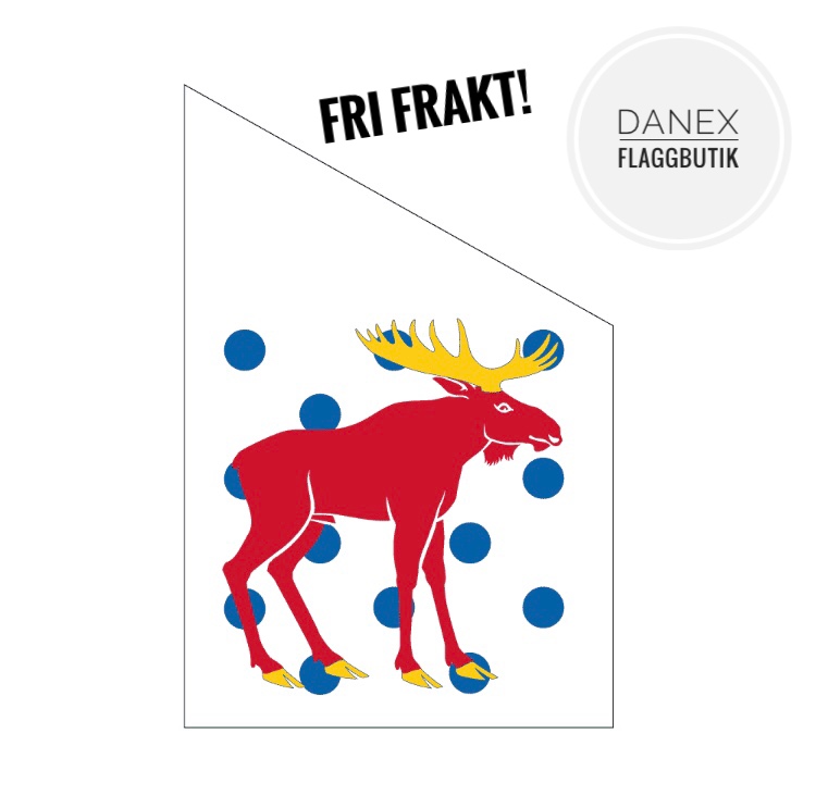 Fasadflagga - Gästrikland