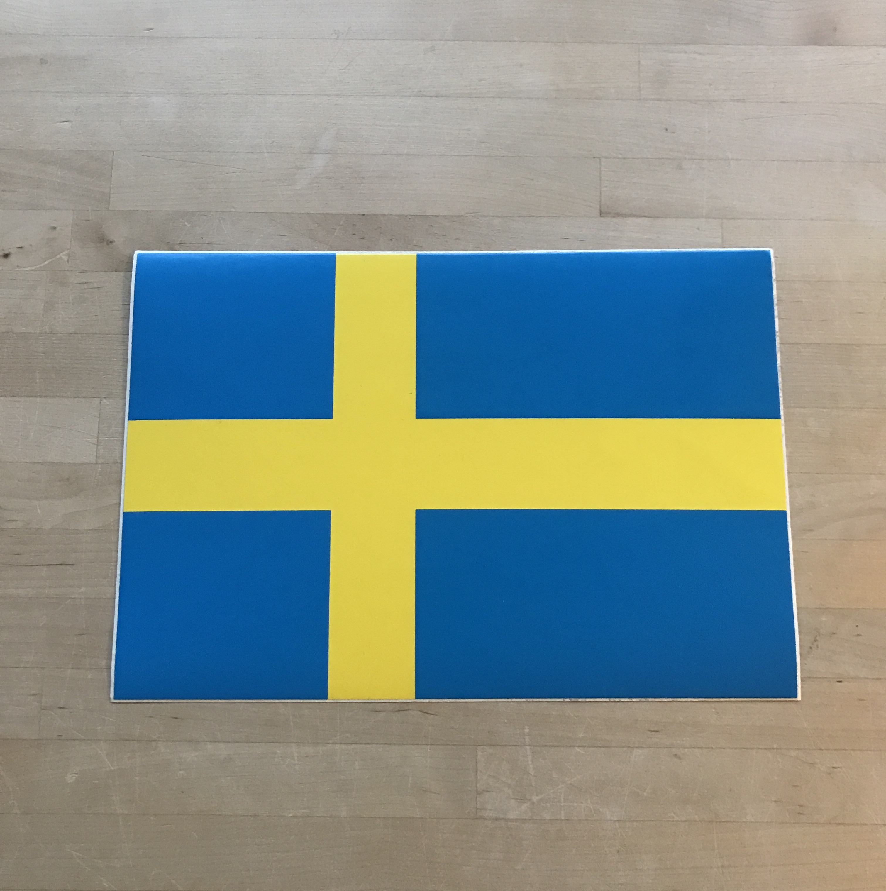 Stor klisterdekal Sverige 