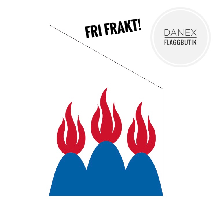 Fasadflagga - Västmanland