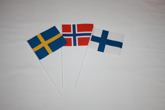 Pappersflagga FN  - 2