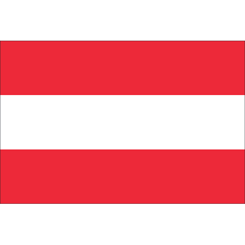 Nationsflagga Österrike - 2