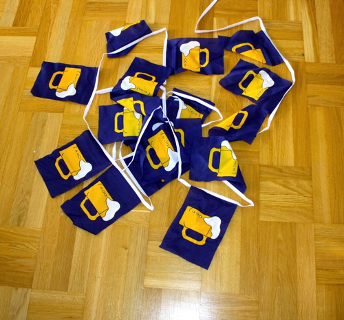 Flaggspel i tyg - ÖL - 2
