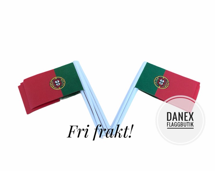 Tårtflaggor Portugal (10st)