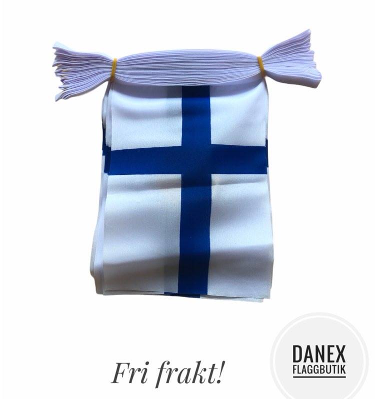 Flaggspel i tyg - Finland 