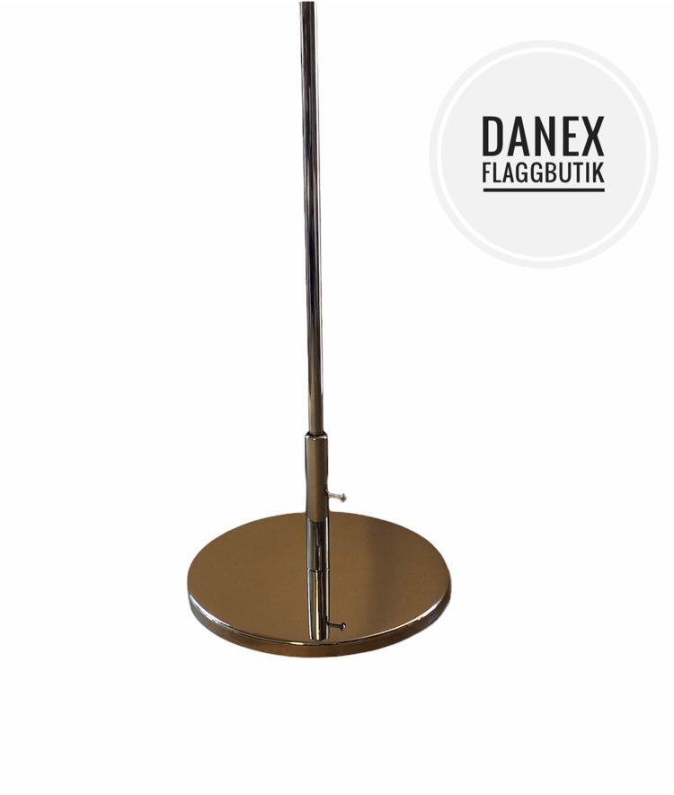 Standarstång i metall med krok - 60 cm - FYND - 2