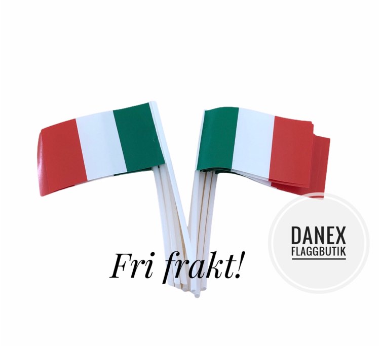 Tårtflaggor Italien (10st)