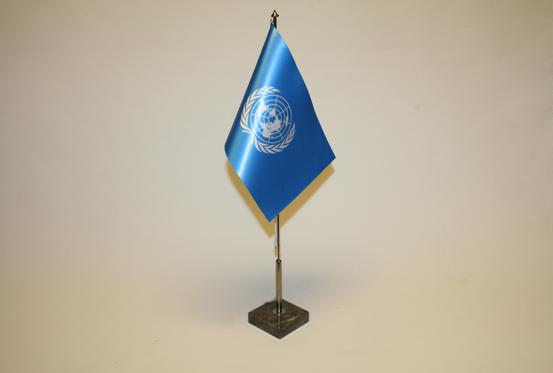 Bordsflagga FN / Förenta Nationerna