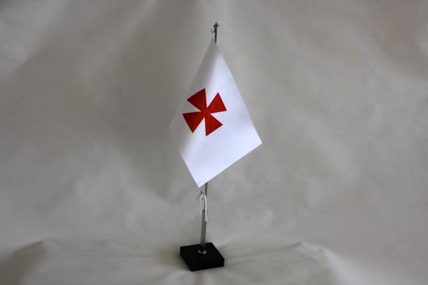 Bordsflagga Frimurarkors