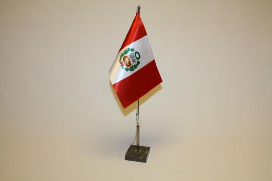 Bordsflagga Peru