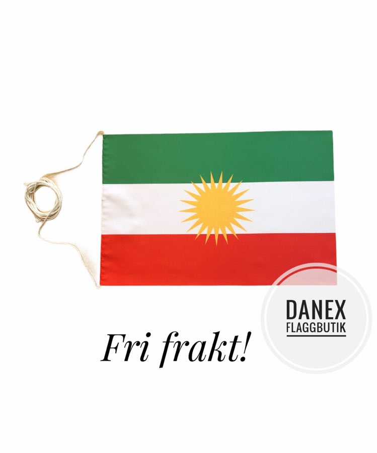 Bordsflagga Kurdistan - 3