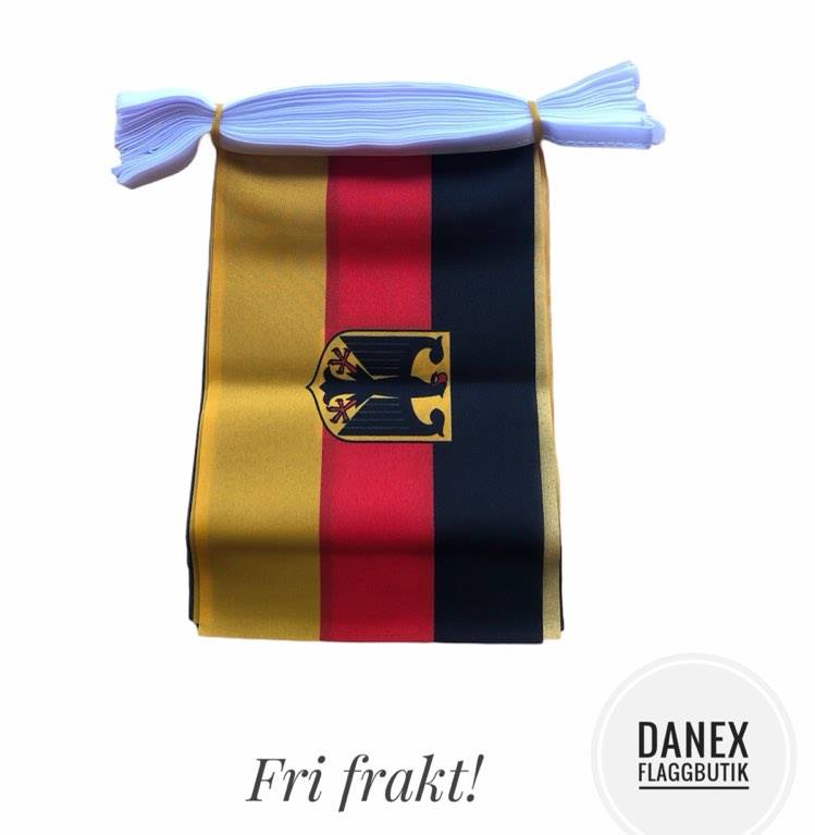 Flaggspel i tyg - Tyskland med örn