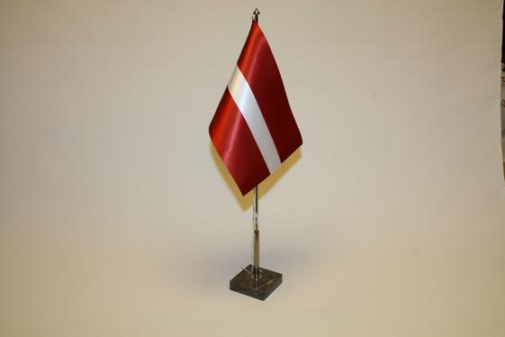 Bordsflagga Lettland