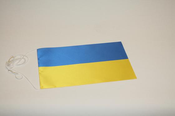 Bordsflagga Ukraina - 3