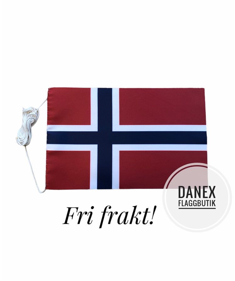Bordsflagga Norge med fri frakt