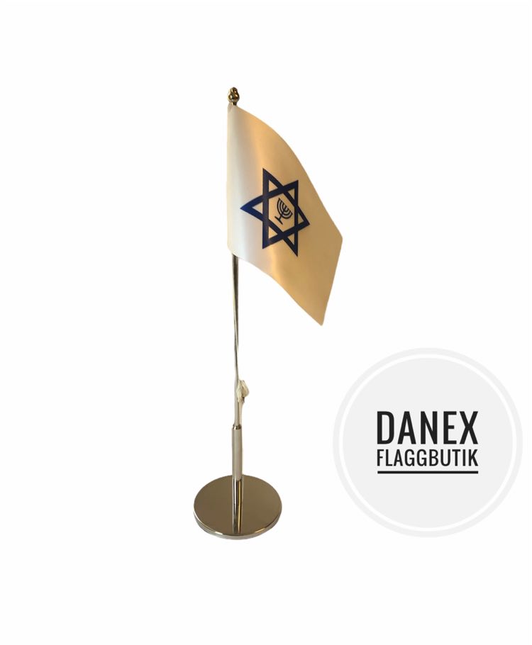 Judiska minoritetsflagga - Bordsflagga 