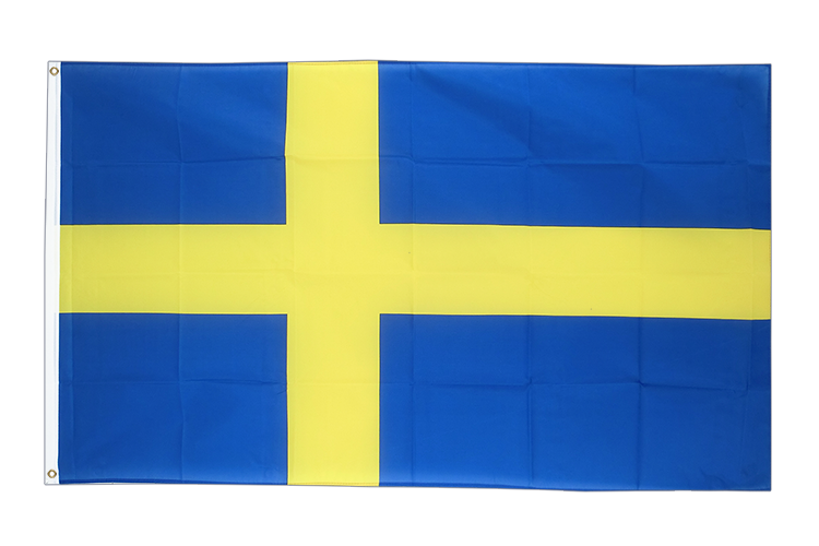 Nationsflagga Sverige - Suppoorterflagga  - 2