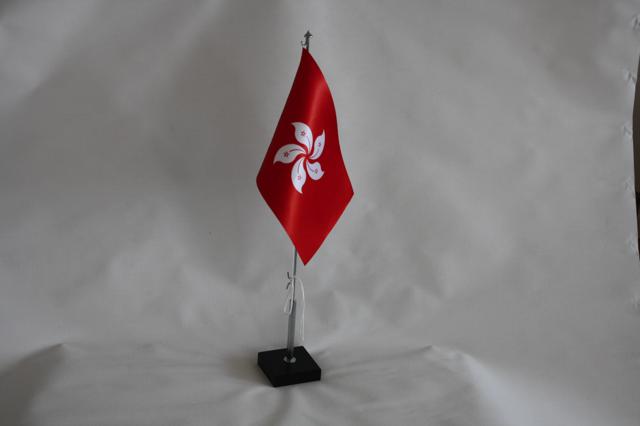 Bordsflagga Hong kong