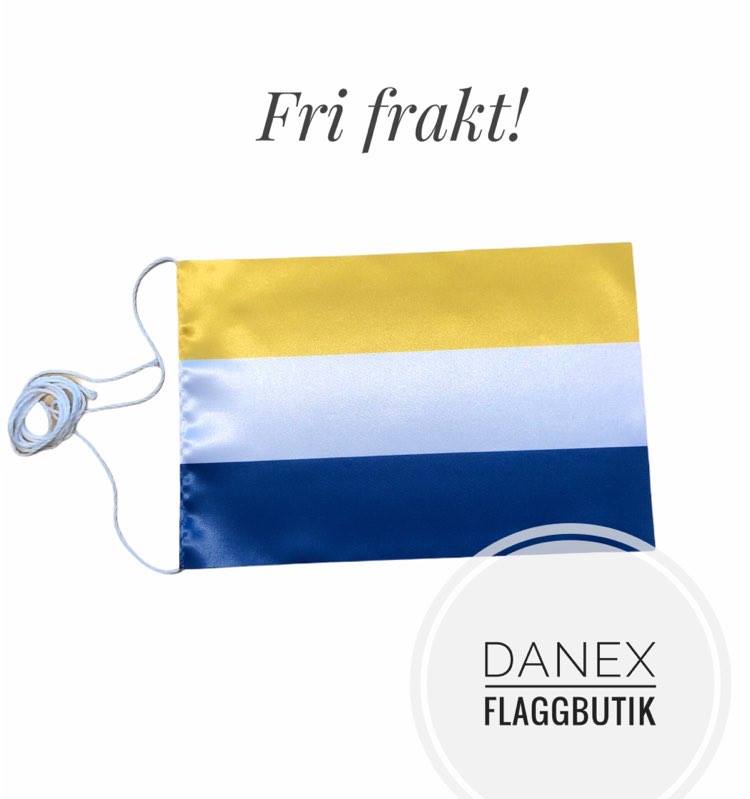 Meänflaku / Tornedalens bordsflagga (10x16cm) 