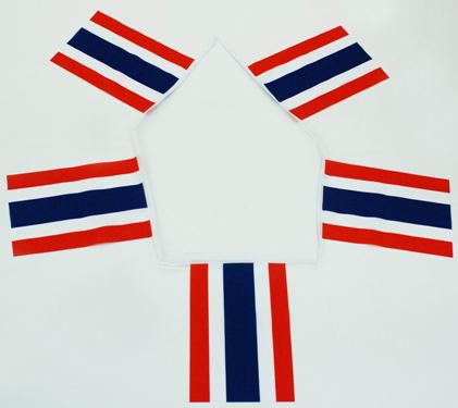 Flaggspel i tyg - Thailand - 2