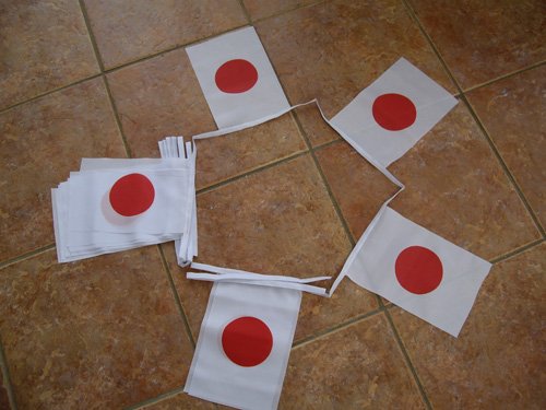 Flaggspel i tyg - Japan - 2