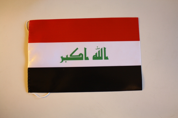 Bordsflagga Irak - 2