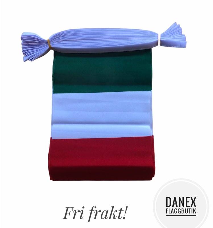 Flaggspel i tyg  - Italien