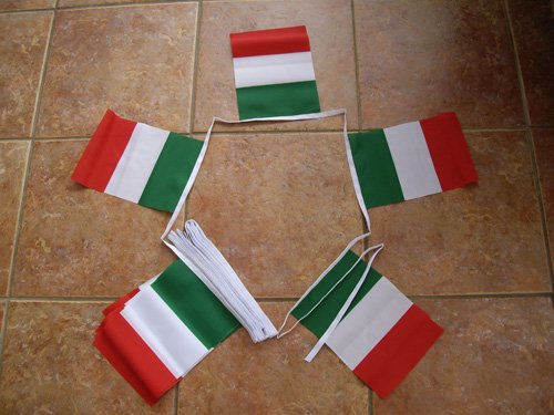 Flaggspel i tyg  - Italien - 2