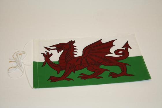 Bordsflagga Wales - 2