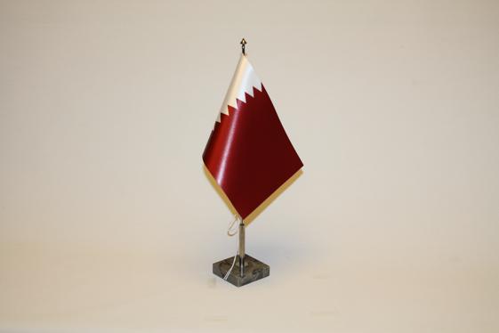Bordsflagga Qatar