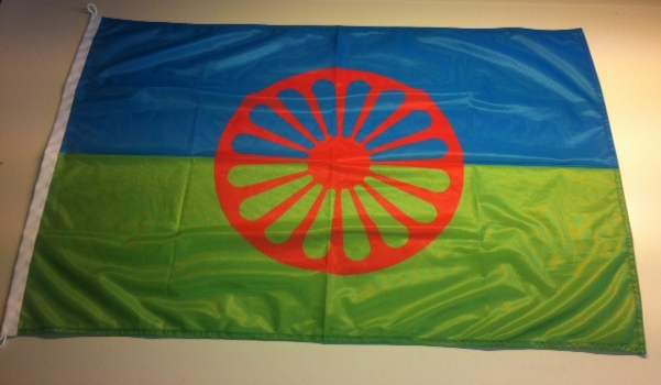 Balkongflagga - Romerna  - 2