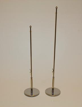 Bordsstång metallfot 40 cm  - 3