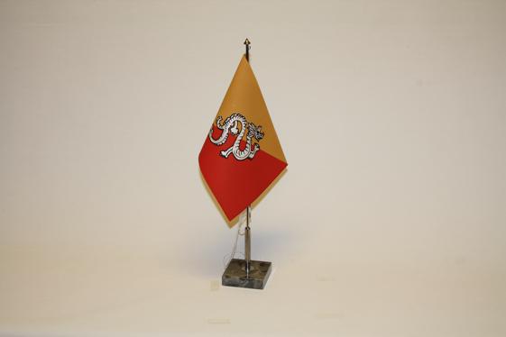Bordsflagga Bhutan