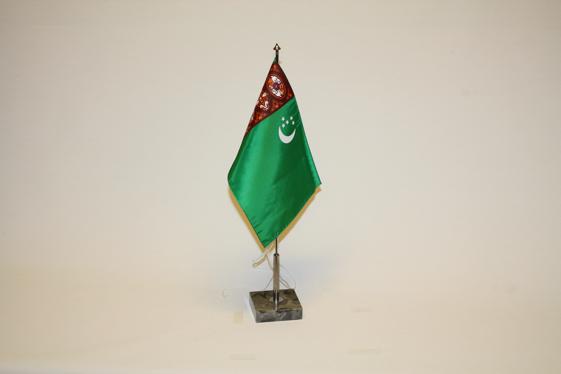Bordsflagga Turkmenistan