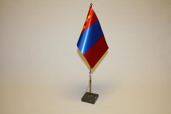 Bordsflagga Mongoliet