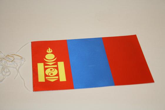 Bordsflagga Mongoliet - 2