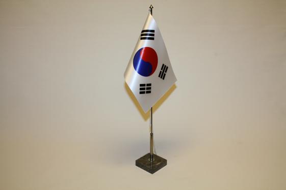 Bordsflagga Sydkorea