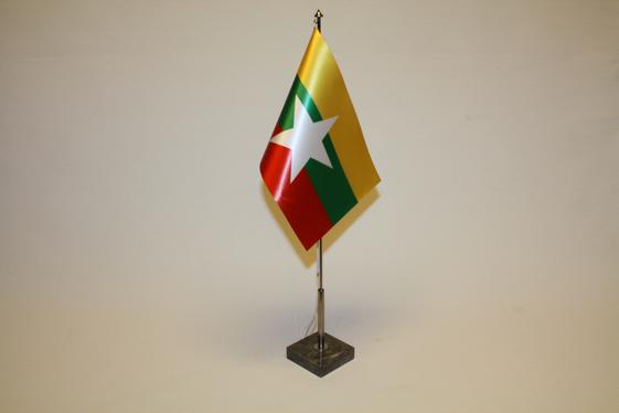 Bordsflagga Myanmar / Burma 