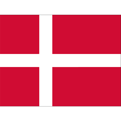 Nationsflagga Danmark 200 cm   - 2