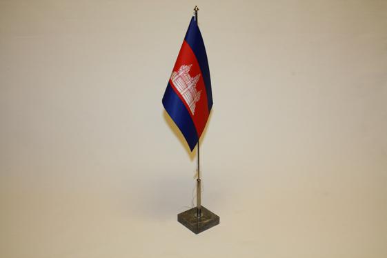 Bordsflagga Kambodja
