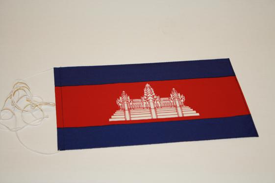 Bordsflagga Kambodja - 2