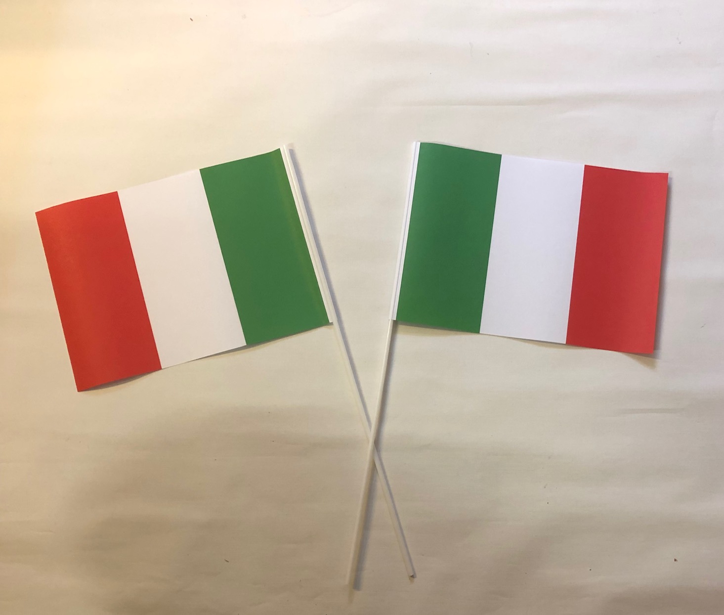 Pappersflagga Italien 