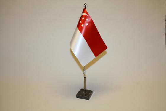 Bordsflagga Singapore