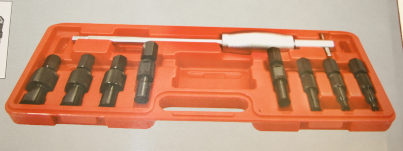 Set bearing extractor, brukes når du ikke har en aksel å støtte deg mot. - 4