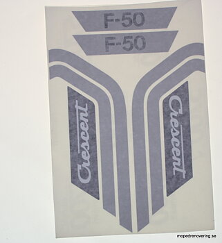 Decal set Crescent F50. 1294. 1976