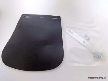 Mud flap Universal Dimensions H = 165 mm B = 120/145 mm