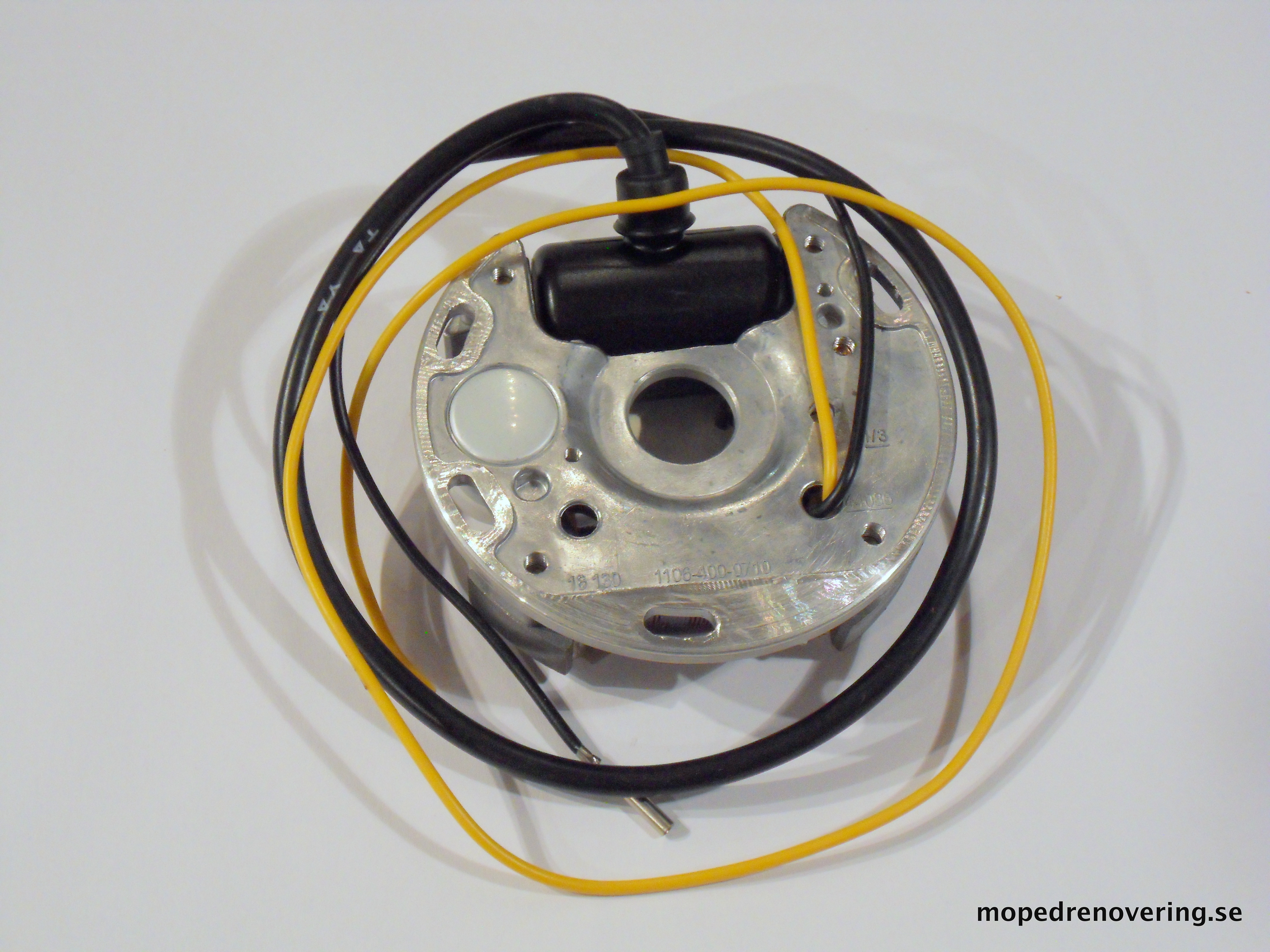 Stator komplet 6V-17W, 2 ledninger. Wat Young tændspole - 2