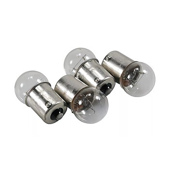 Hehkulamput - BA15S 12V 10W, 4 kpl
