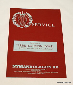 Supplement til jobinstruktioner for NV30, 35 og 36. (4 VXL)