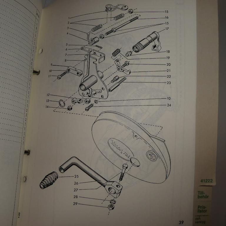 Fästplatta fotväxel HVA NOS - 3