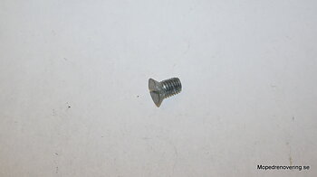 Spårskruv M8x14 mm HVA Flinta tramp, vänster blockhalva. NOS